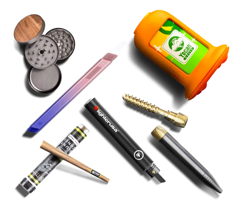 Grinders, papers and trays