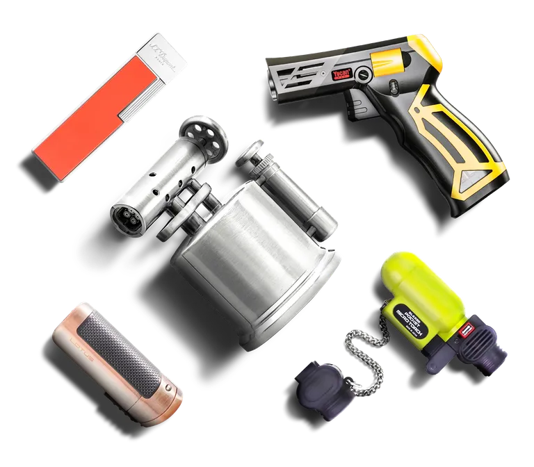 Torch and soft flame lighters