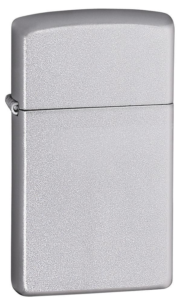 Zippo Lighter - Slim Satin Chrome