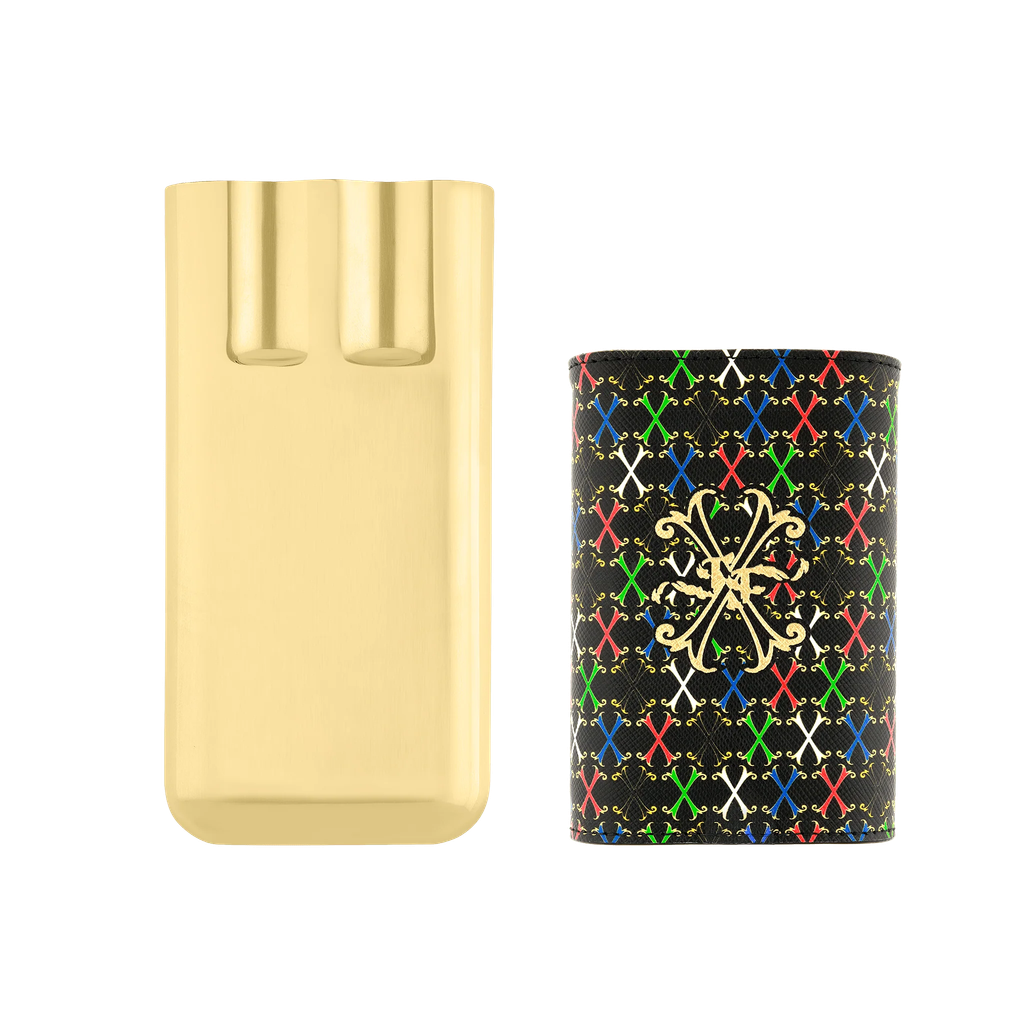 S.T. Dupont x Arturo Fuente 3 Cigar Leather Case