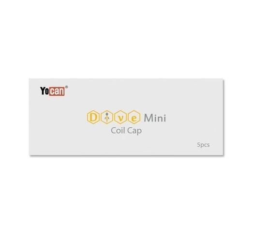 Yocan Dive Mini XTAL Coil Cap - 5 Pack