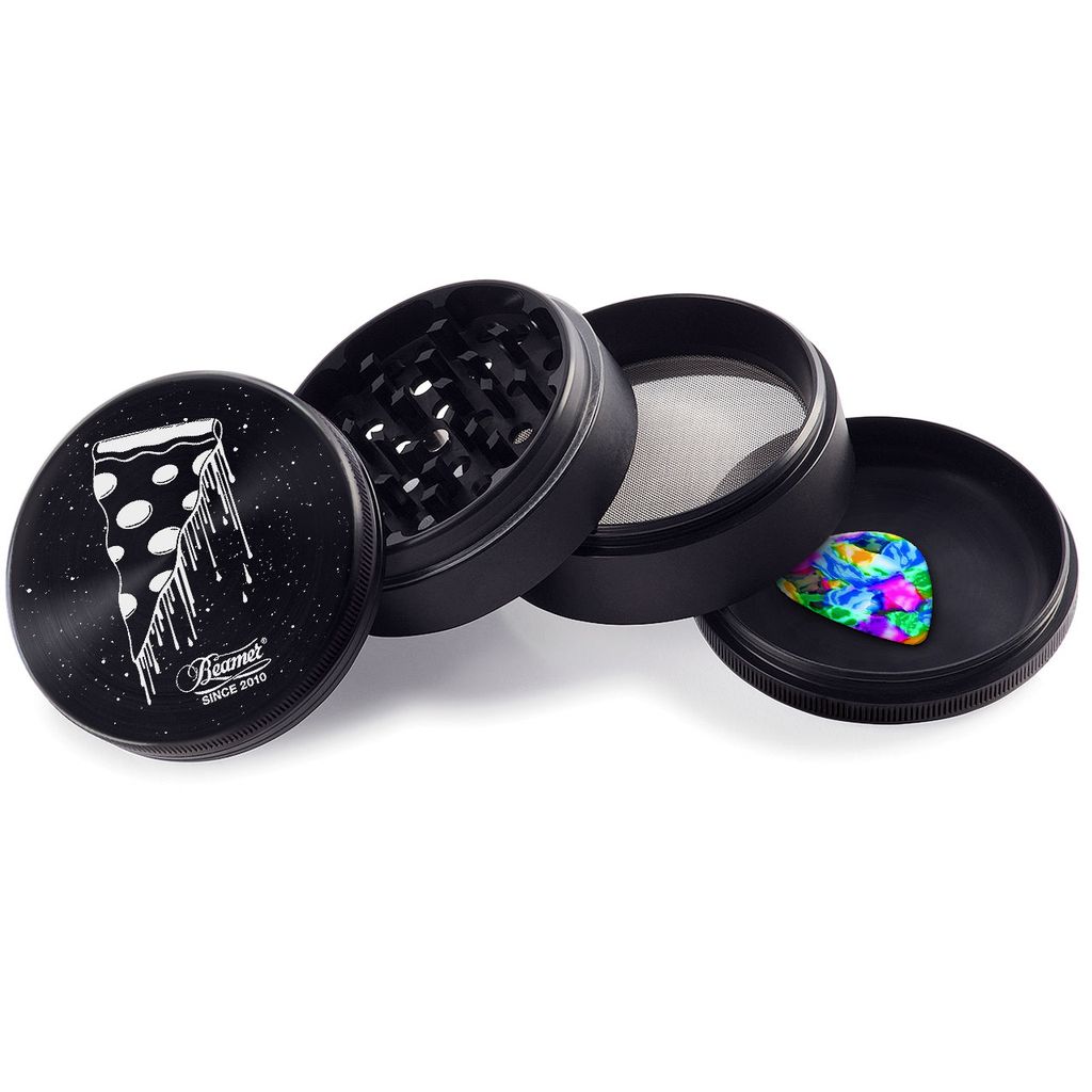 Beamer Aircraft Grade Aluminum 63MM Grinder - Flying Pizza