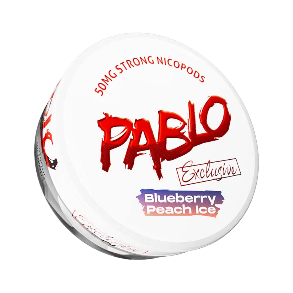 Pablo Exclusive Blueberry Peach Ice 30mg Nicotine Pouches (5 Pack)