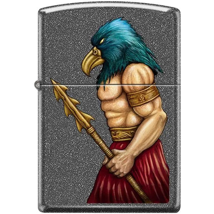 Zippo Lighter - Bird Man Iron Stone
