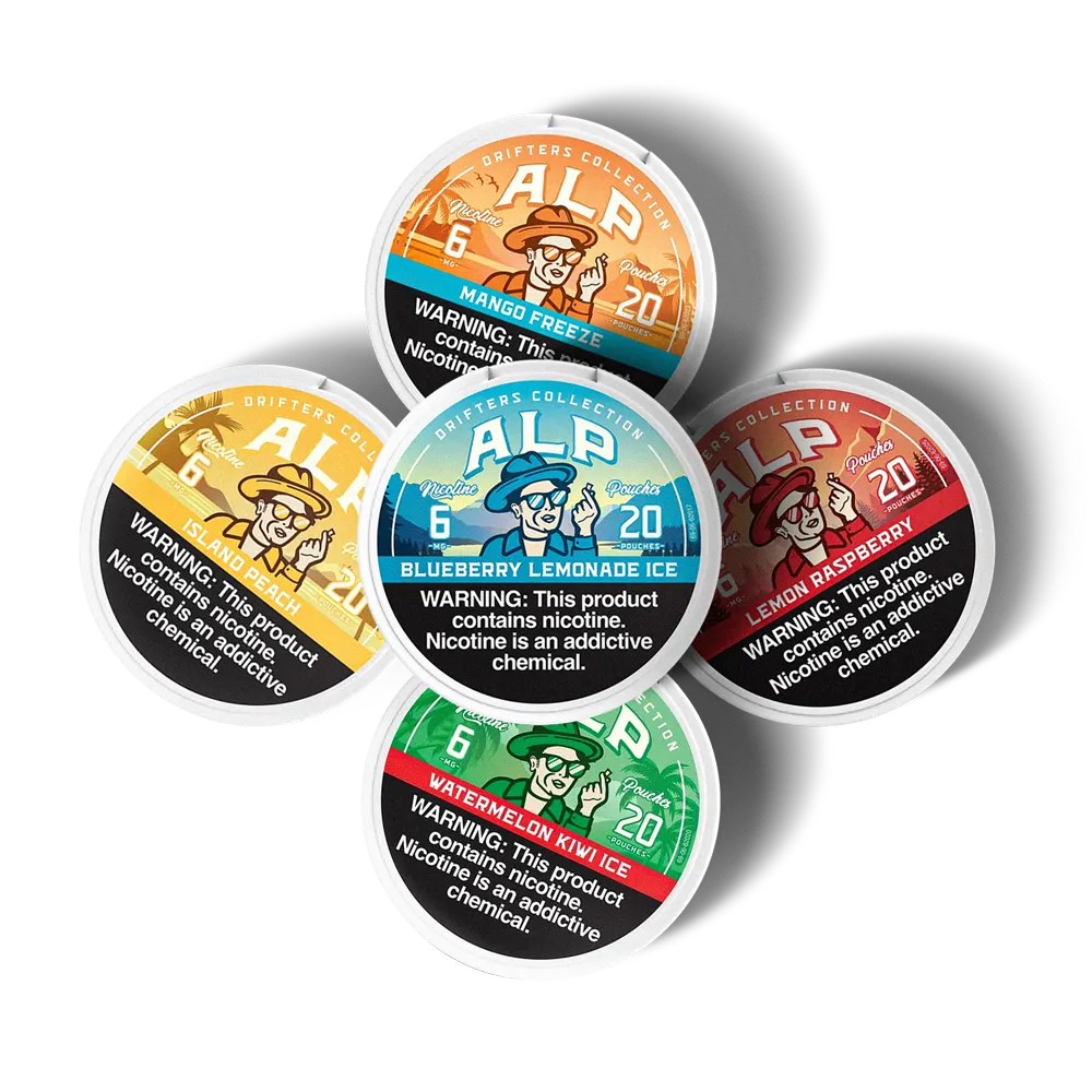 ALP Drifters Variety Nicotine Pouch Bundle (5 Pack) - 6mg