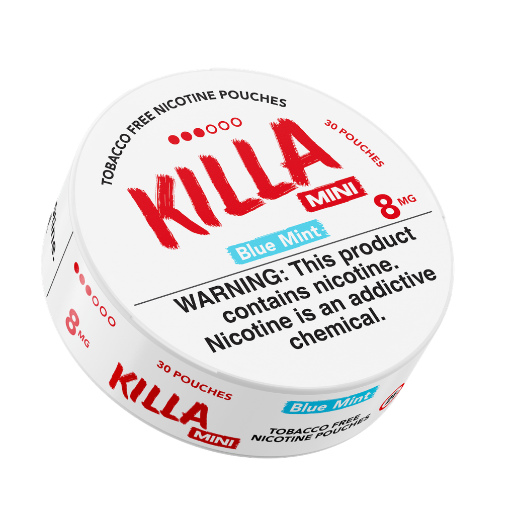 Killa Blue Mint Mini 8mg Nicotine Pouches (5 Pack)