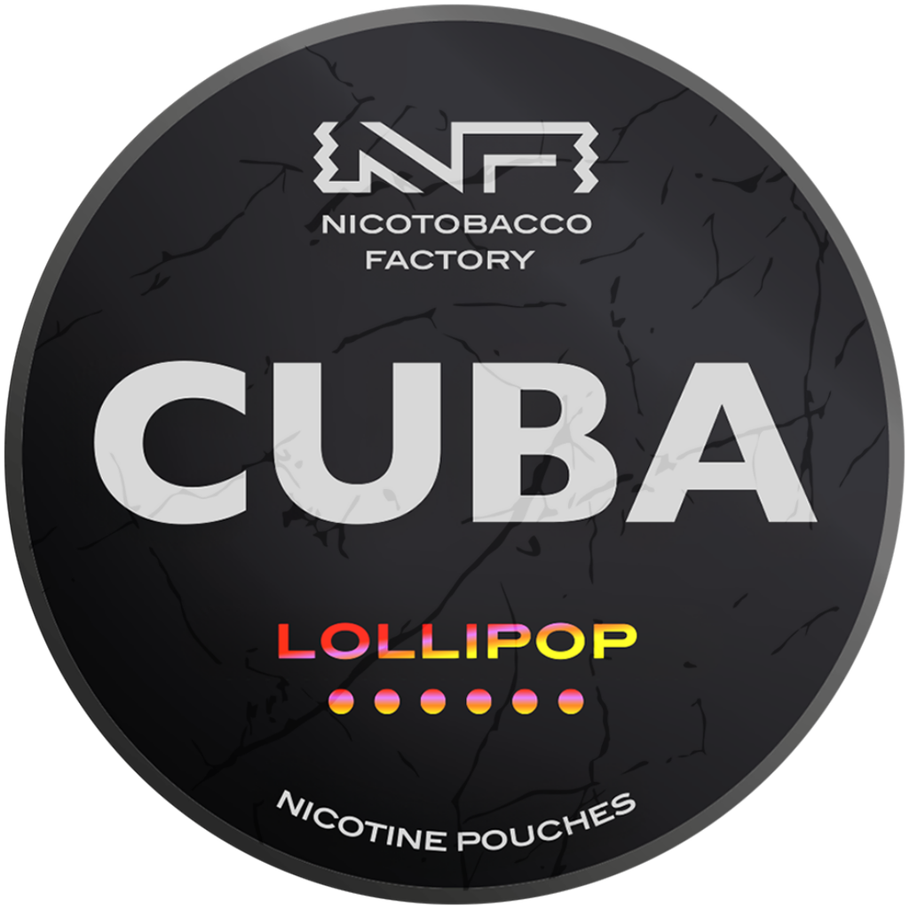 Cuba Black Line Lollipop Nicotine Pouches 43mg (5 Pack)