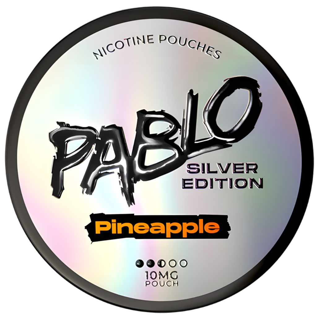Pablo Silver Edition Pineapple Nicotine Pouches 10mg | Lighter USA