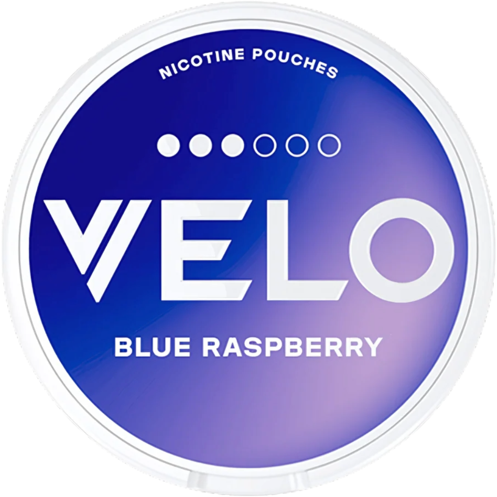 VELO Blue Raspberry Nicotine Pouches – 8mg (5 Pack)