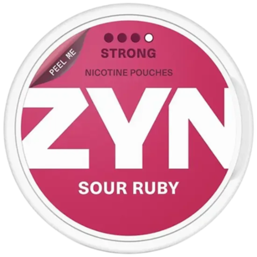 ZYN Sour Ruby Nicotine Pouches (5 Pack)