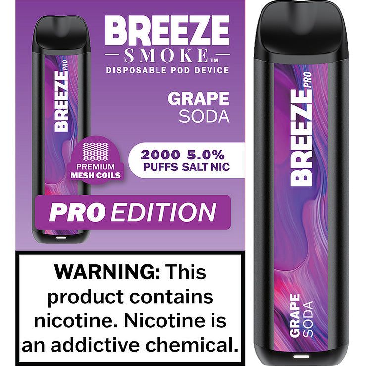 breeze vape pina colada Pro Disposable portable vape device Select Flavor ::Watermelon Ice' Vuse Nicotine Free: Essential