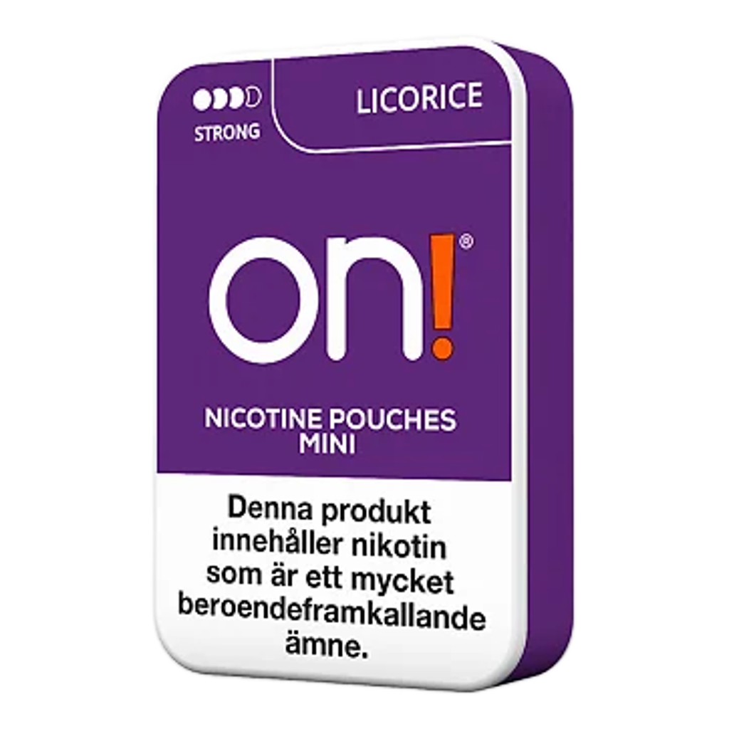 ON! Licorice Nicotine Pouches (5 Pack)