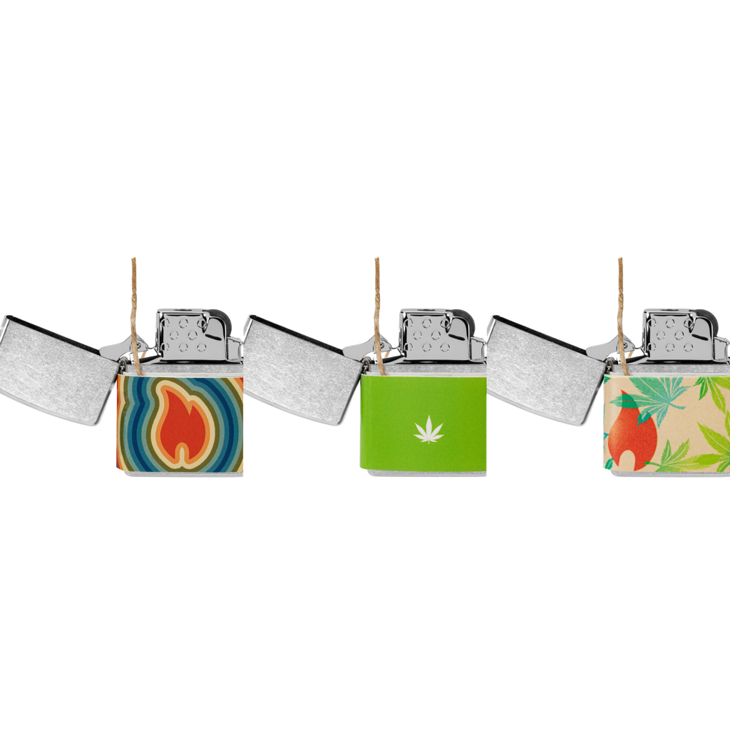 Zippo Hemp Wick Lighter Sleeve - 3 Piece Assorted