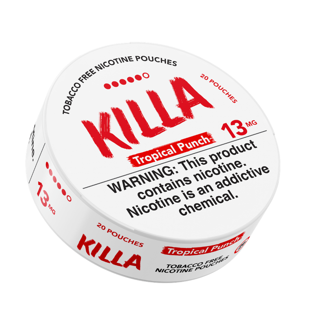 Killa Tropical Punch 13mg Nicotine Pouches (5 Pack)