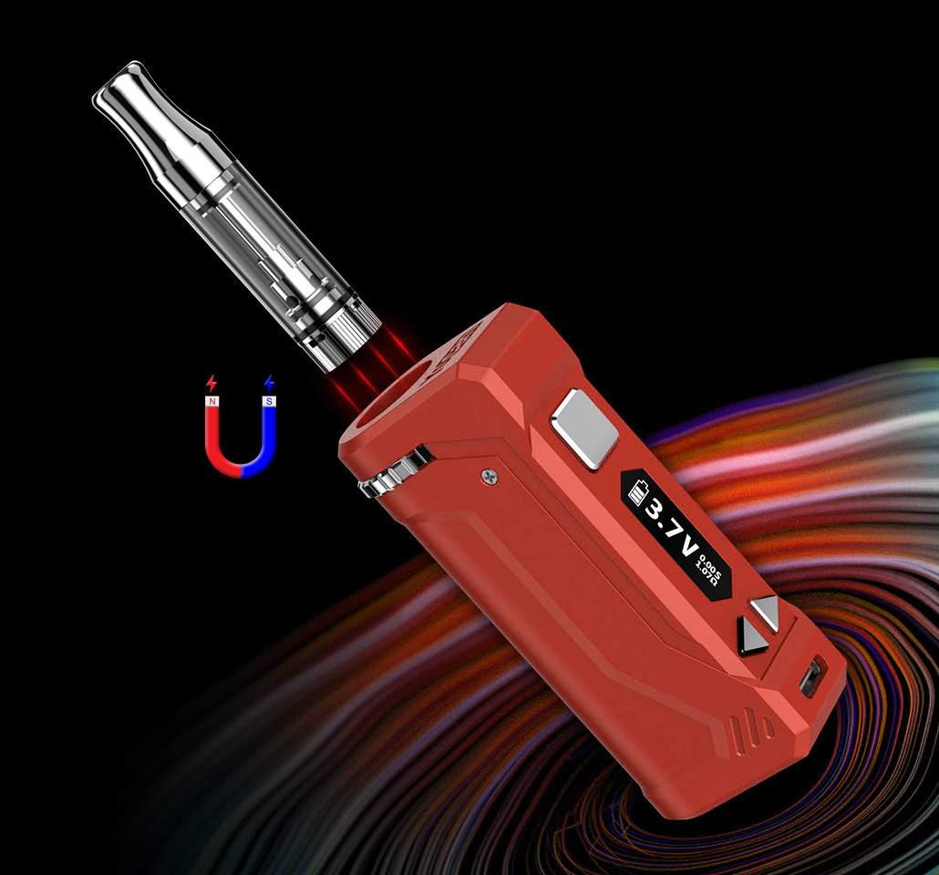 Yocan uni pro magnetic thread adapter.